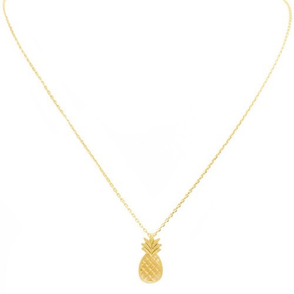 Gold Pineapple Necklace - Picture 5 of 5